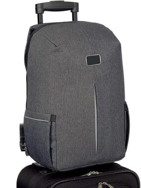 Phantom Smart Backpack Xd Design Gray Recycled Polyester Smart Anti Theft